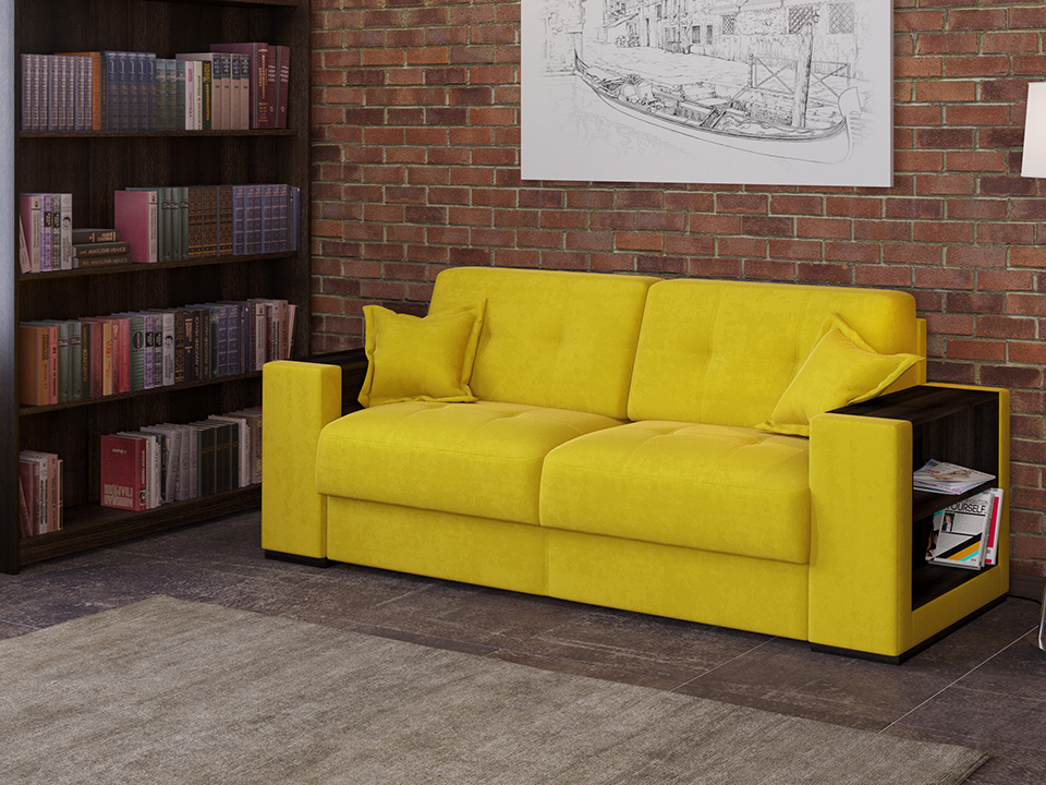 Sofa cama amarelo